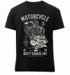 Чоловіча преміум футболка Motorcycle Full Speed Engine Чорний фото