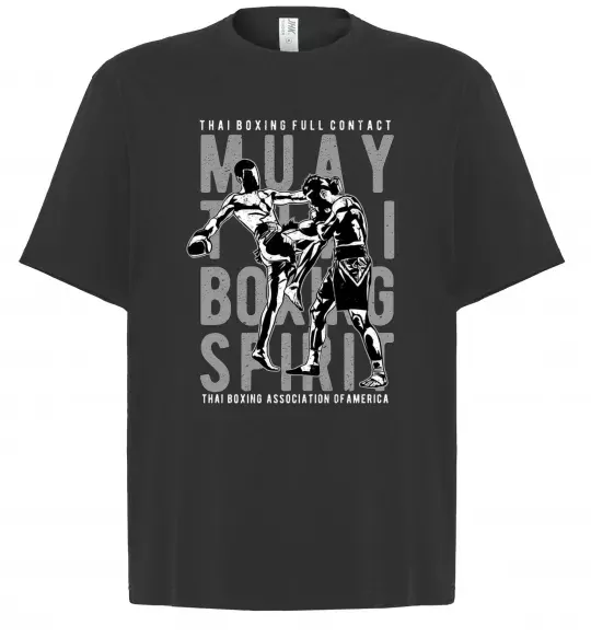 Футболка Оверсайз Muay Thai Черный фото