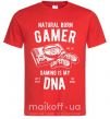 Мужская футболка Natural Born Gamer Красный фото