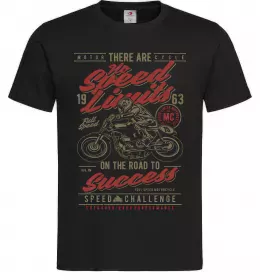 Мужская футболка No Speed Limits Черный фото