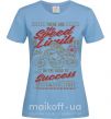 Жіноча футболка No Speed Limits Блакитний фото