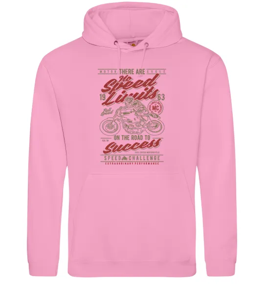 Жіноча толстовка (худі) No Speed Limits Рожевий фото