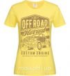 Женская футболка Offroad Hotrod Лимонный фото