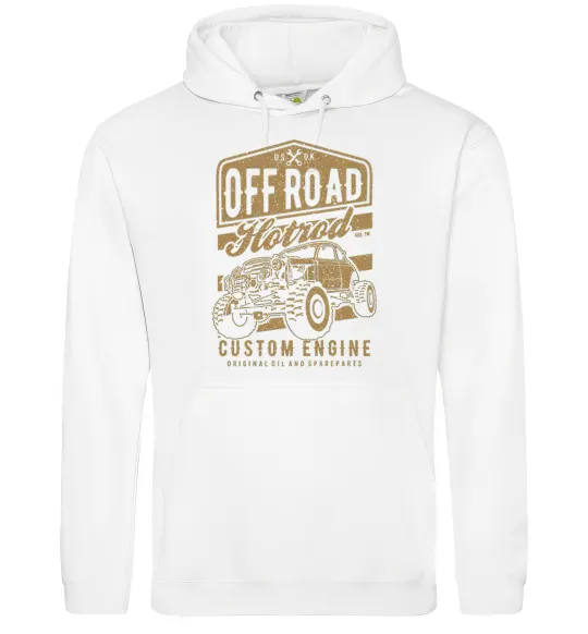 Жіноча толстовка (худі) Offroad Hotrod Білий фото