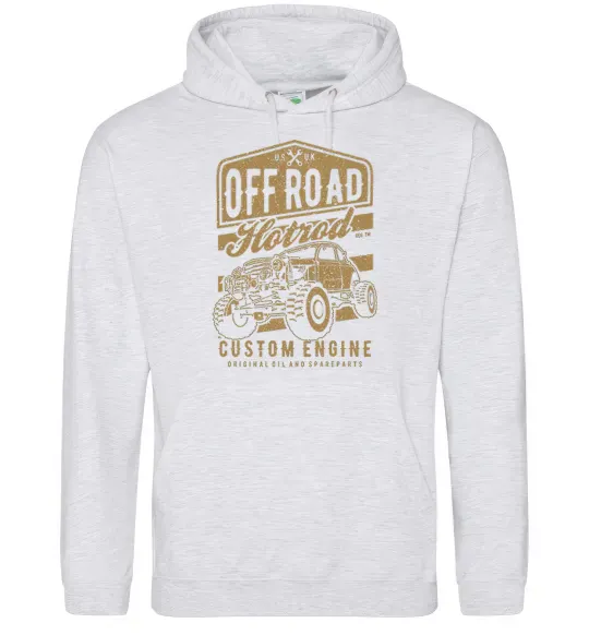 Жіноча толстовка (худі) Offroad Hotrod Сірий меланж фото