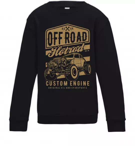 Детский Свитшот Offroad Hotrod Черный фото