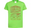 Дитяча футболка Offroad Hotrod Лаймовий Дитяча футболка Offroad Hotrod Лаймовий фото