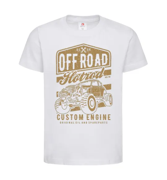 Детская футболка Offroad Hotrod Белый фото