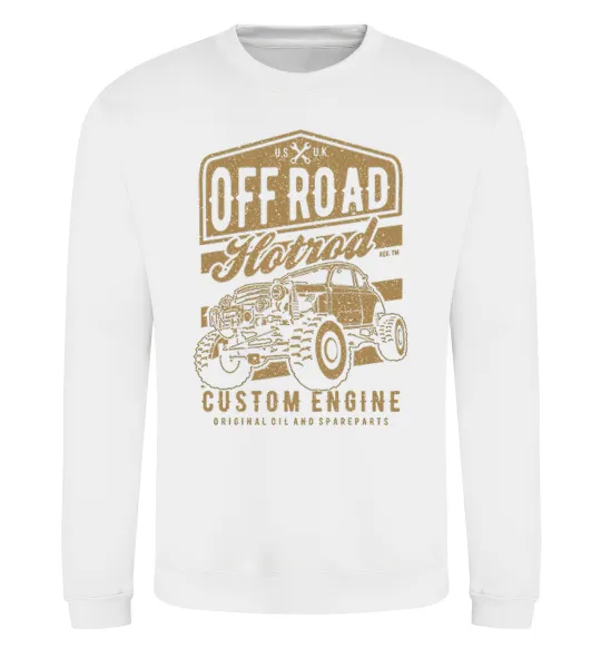Свитшот Offroad Hotrod Белый фото