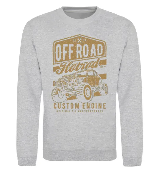 Свитшот Offroad Hotrod Серый меланж фото