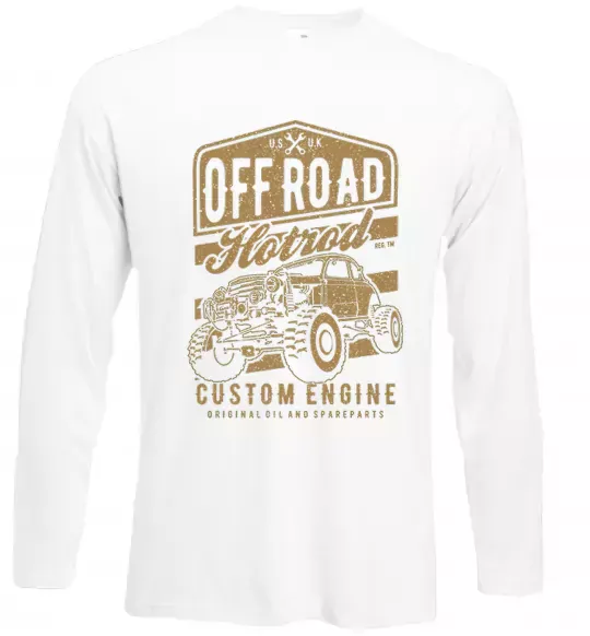 Лонгслив Offroad Hotrod Белый фото