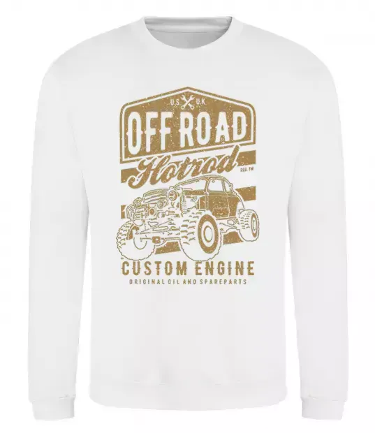 Світшот Offroad Hotrod Білий фото