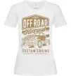 Женская футболка Offroad Hotrod Белый Женская футболка Offroad Hotrod Белый фото