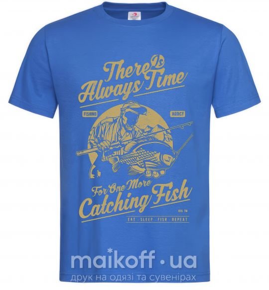 Чоловіча футболка One More Catching Fish Яскраво-синій фото
