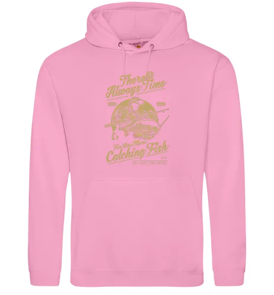 Мужская толстовка (худи) One More Catching Fish Розовый фото