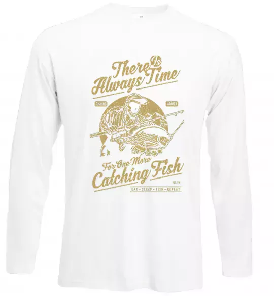 Лонгслів One More Catching Fish Білий фото