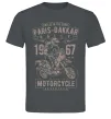 Мужская футболка Paris Dakkar Rally Motorcycle Графит фото