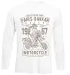 Лонгслив Paris Dakkar Rally Motorcycle Белый Лонгслив Paris Dakkar Rally Motorcycle Белый фото