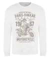 Світшот Paris Dakkar Rally Motorcycle Білий Світшот Paris Dakkar Rally Motorcycle Білий фото