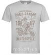 Мужская футболка Paris Dakkar Rally Motorcycle Серый фото