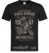 Чоловіча футболка Paris Dakkar Rally Motorcycle Чорний фото