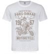 Чоловіча футболка Paris Dakkar Rally Motorcycle Білий фото