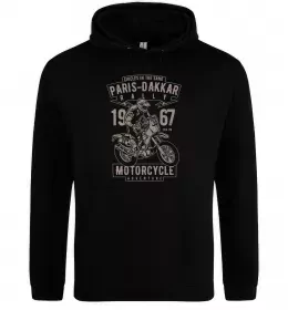 Чоловіча толстовка (худі) Eagle в шоломі Чорний фото