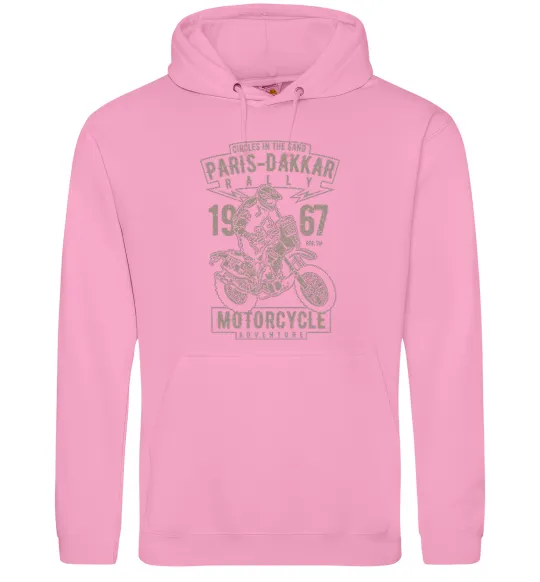 Жіноча толстовка (худі) Paris Dakkar Rally Motorcycle Рожевий фото