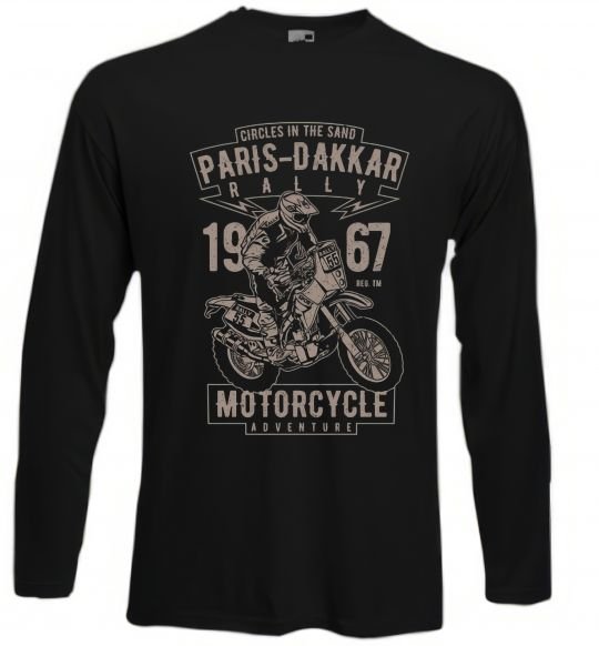 Реглан Paris Dakkar Rally Motorcycle Чорний фото