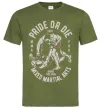 Мужская футболка Pride Or Die Оливковый Мужская футболка Pride Or Die Оливковый фото