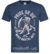 Чоловіча футболка Pride Or Die Темно-синій фото