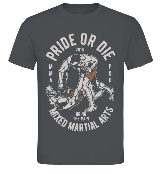 Мужская футболка Pride Or Die Графит фото