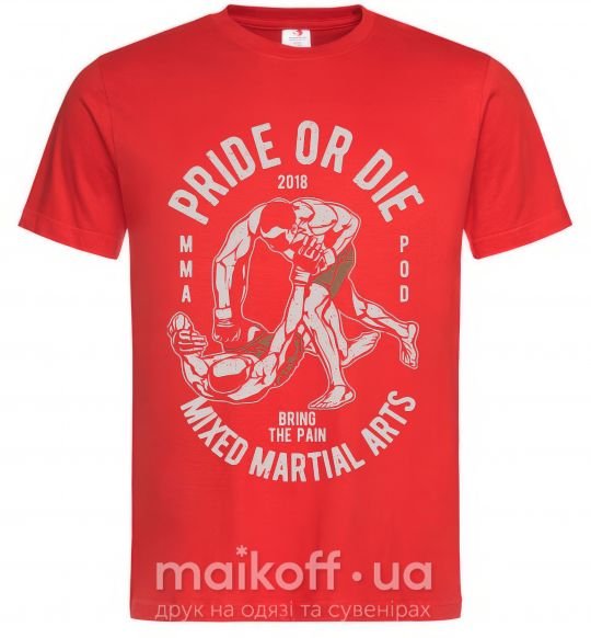 Мужская футболка Pride Or Die Красный фото