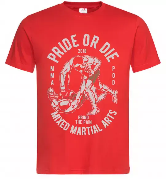 Мужская футболка Pride Or Die Красный фото