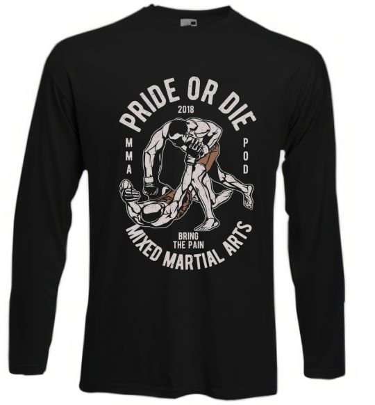 Реглан Pride Or Die Черный фото