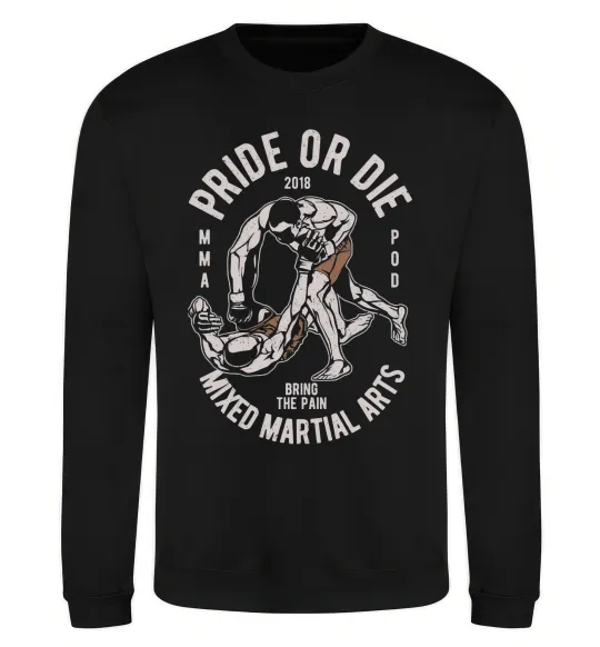 Світшот Pride Or Die Чорний фото