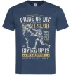 Чоловіча футболка Pride Or Die Fight club Темно-синій Чоловіча футболка Pride Or Die Fight club Темно-синій фото