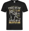 Чоловіча футболка Pride Or Die Fight club Чорний Чоловіча футболка Pride Or Die Fight club Чорний фото