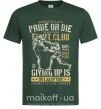 Мужская футболка Pride Or Die Fight club Темно-зеленый фото