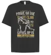 Футболка Оверсайз Pride Or Die Fight club Чорний фото