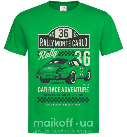 Чоловіча футболка Rally Monte Carlo Зелений фото