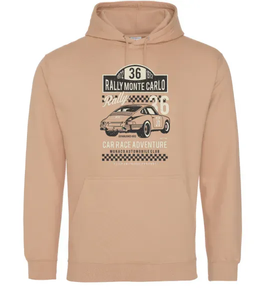Женская толстовка (худи) Rally Monte Carlo Песочный фото