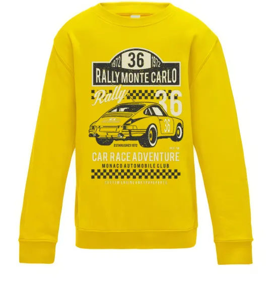 Дитячий світшот Rally Monte Carlo Сонячно жовтий фото