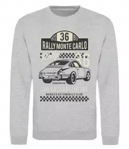 Свитшот Rally Monte Carlo Серый меланж фото