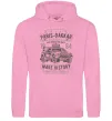 Мужская толстовка (худи) Rally Paris Dakar Automobile Розовый фото