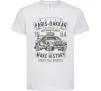 Дитяча футболка Rally Paris Dakar Automobile Білий Дитяча футболка Rally Paris Dakar Automobile Білий фото