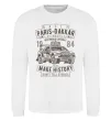 Світшот Rally Paris Dakar Automobile Білий фото