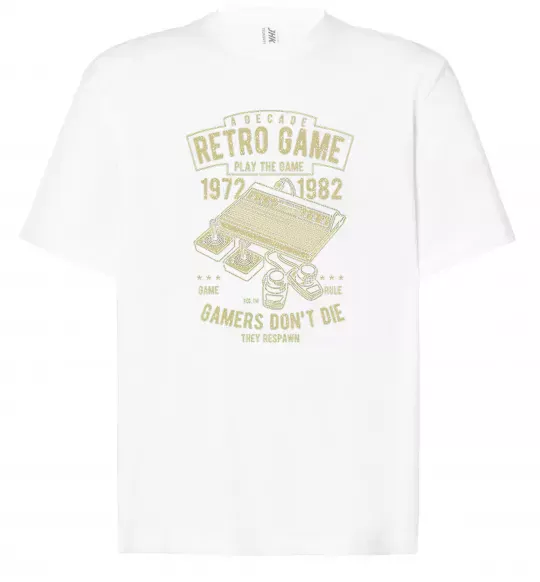 Футболка Оверсайз Retro Game Белый фото