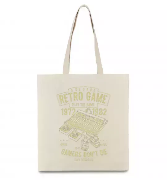 Эко-сумка Retro Game Бежевый фото