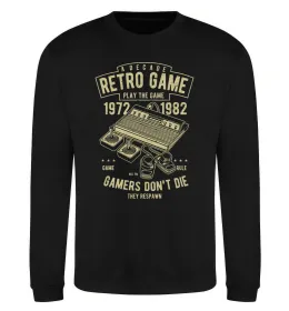Світшот Retro Game Чорний фото